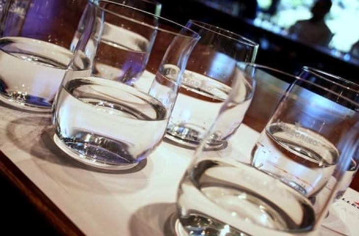 The water menu is all the rage in Los Angeles