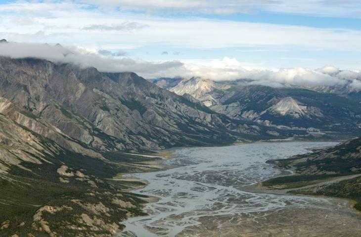 In Canada i cambiamenti climatici prosciugano il fiume Slims  alt_tag