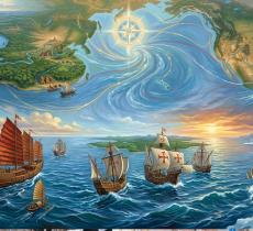 Le grandi esplorazioni seguivano l'acqua