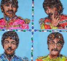 Lady Be, l’artista che crea ritratti con la plastica riciclata – In a Bottle