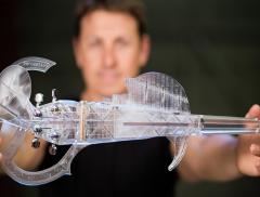 Il violino in plastica 3D ispirato a Stradivari 