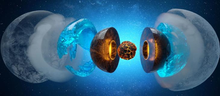 Ghiaccio nero e caldo, la forma d'acqua più comune in natura - In a Bottle