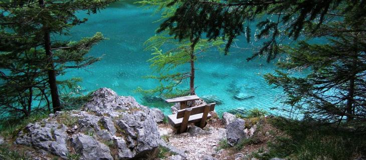 Grüner See: il parco che si trasforma in un lago