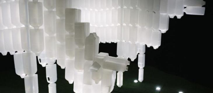 Light Marina Bay: l'arte con le bottiglie di plastica 
