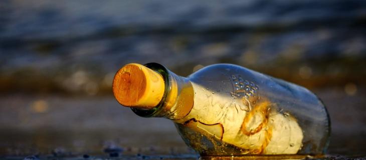 Messaggio in bottiglia ritrovato dopo 18 anni - In a Bottle